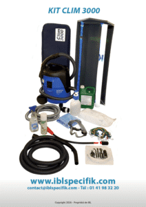 Kit complet pour Nettoyeur vapeur pour climatiseur Cim3000