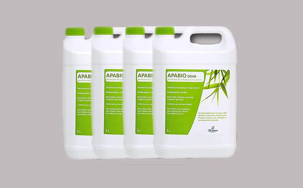 APABIO Produit désinfectant bio pour brumisateur AIRBIO lot de 4